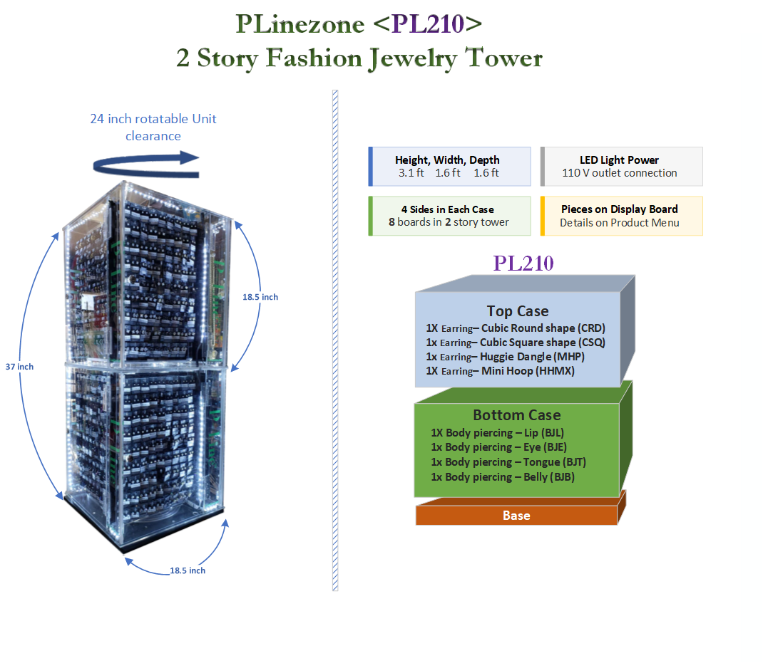 PLinezone PL210 Tower Display